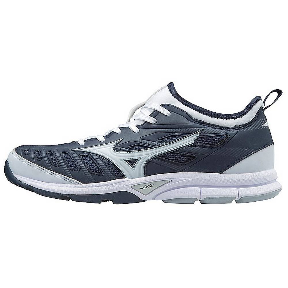 Zapatos Para Beisbol Mizuno Player’s Trainer 2 Turf Para Hombre Azul Marino/Blancos 6487325-NG